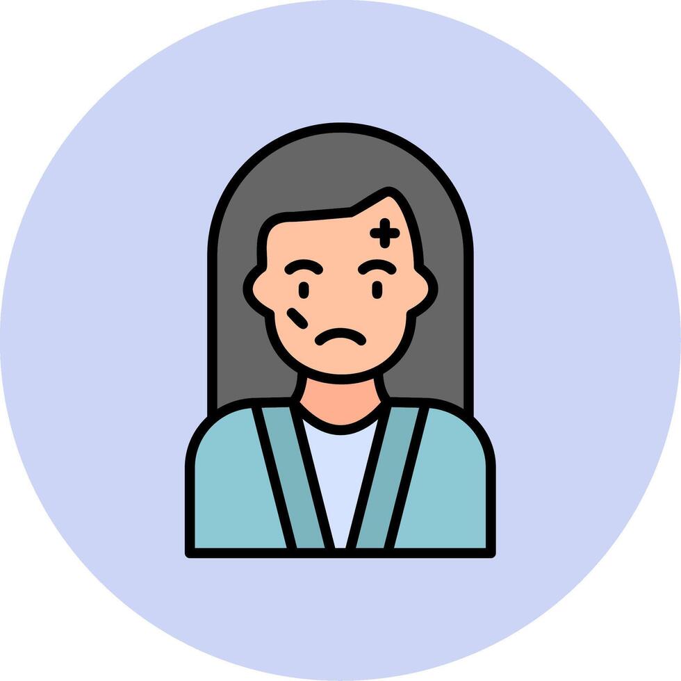 Casualties Women Vector Icon