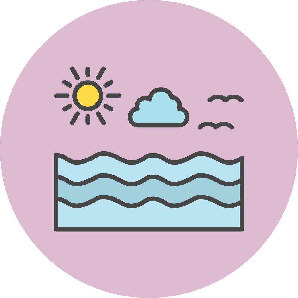 Sea Vector Icon