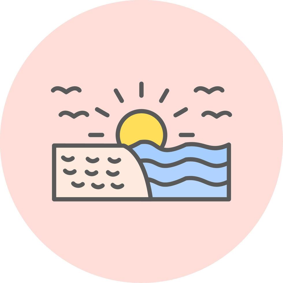 Sunrise Vector Icon