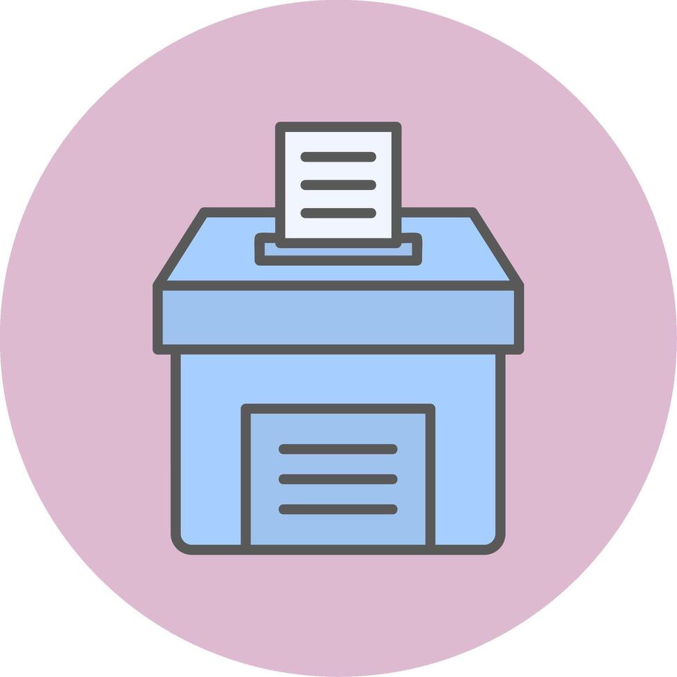 Voting Box Vector Icon