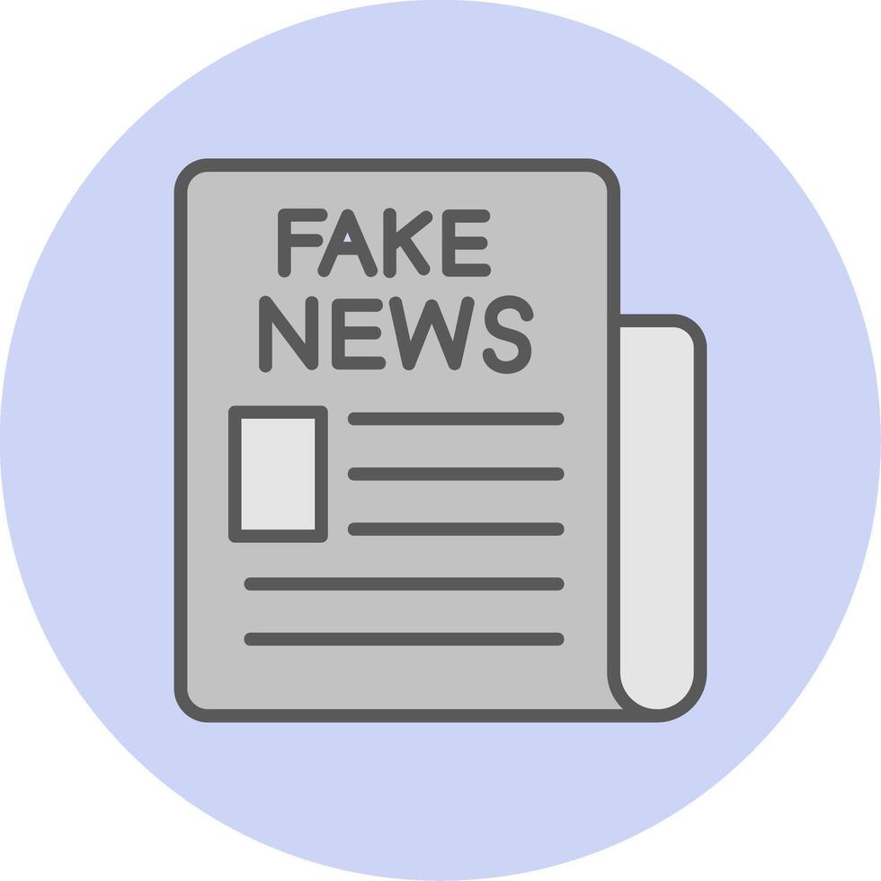 Fake News Vector Icon