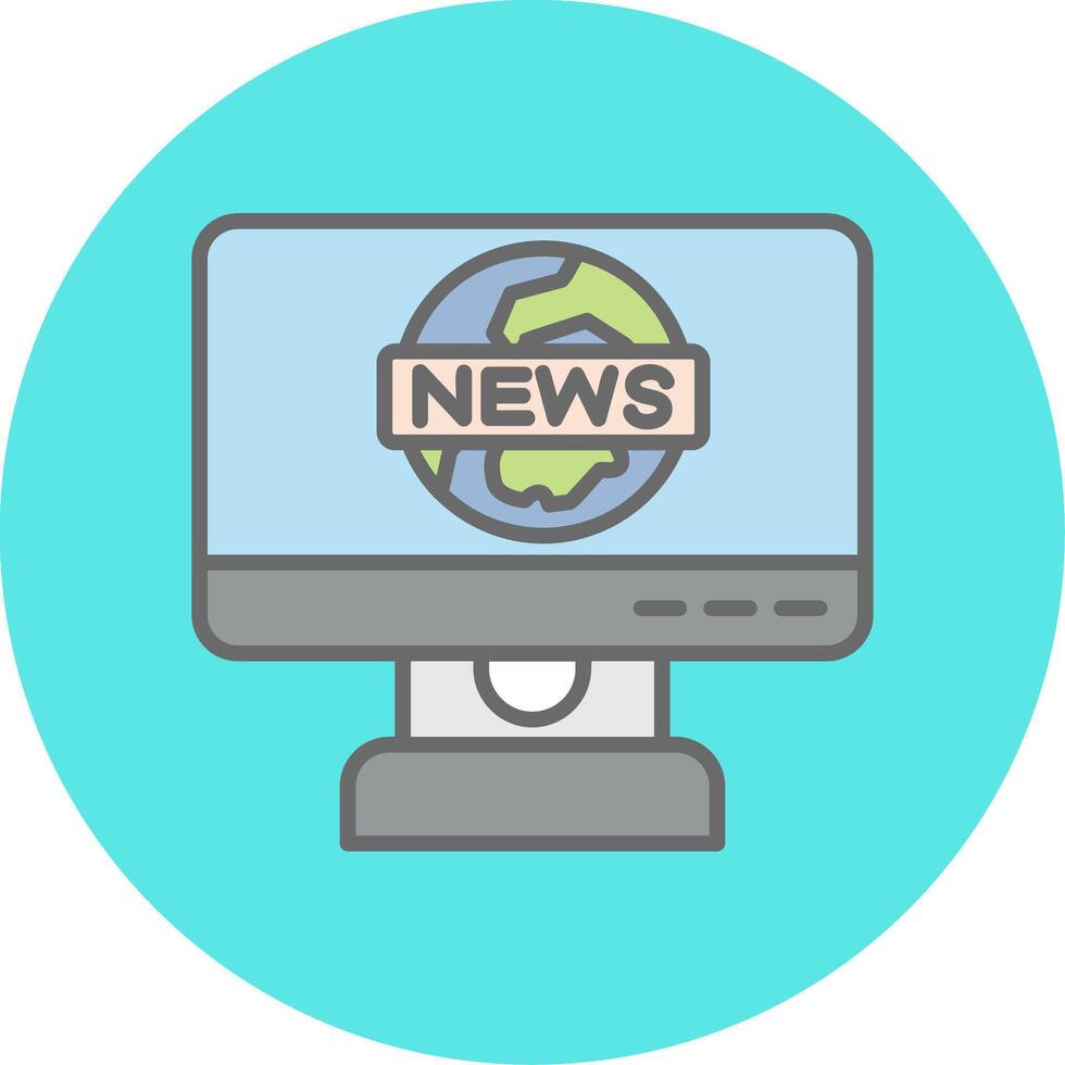 News Report Vector Icon