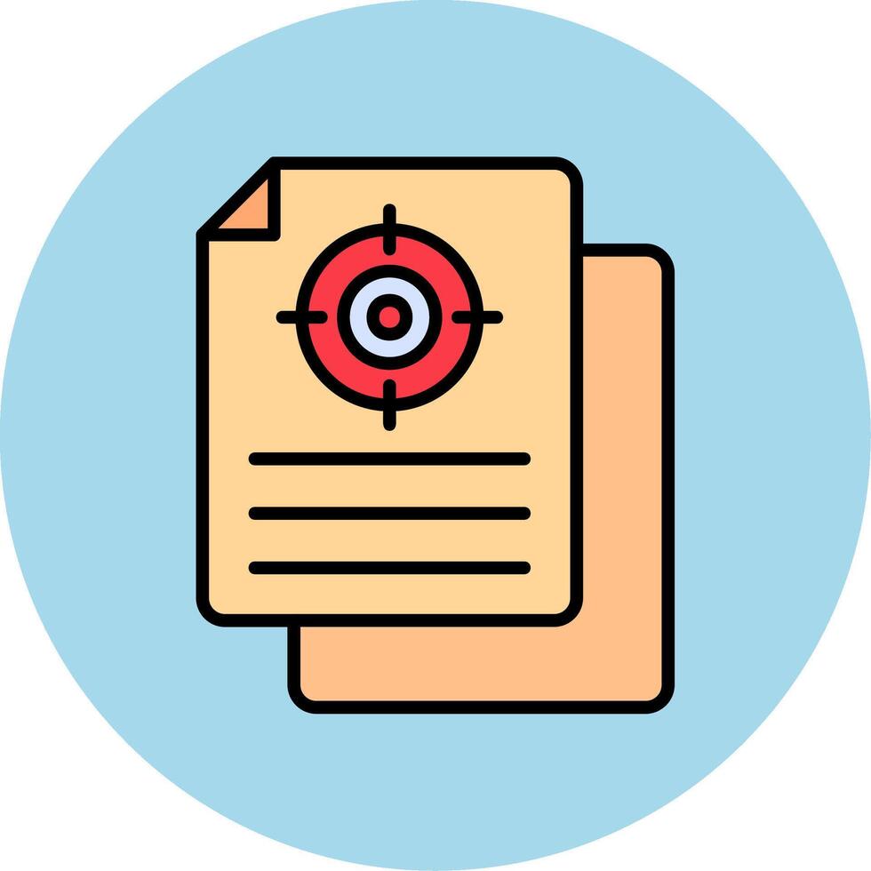 Objective Vector Icon