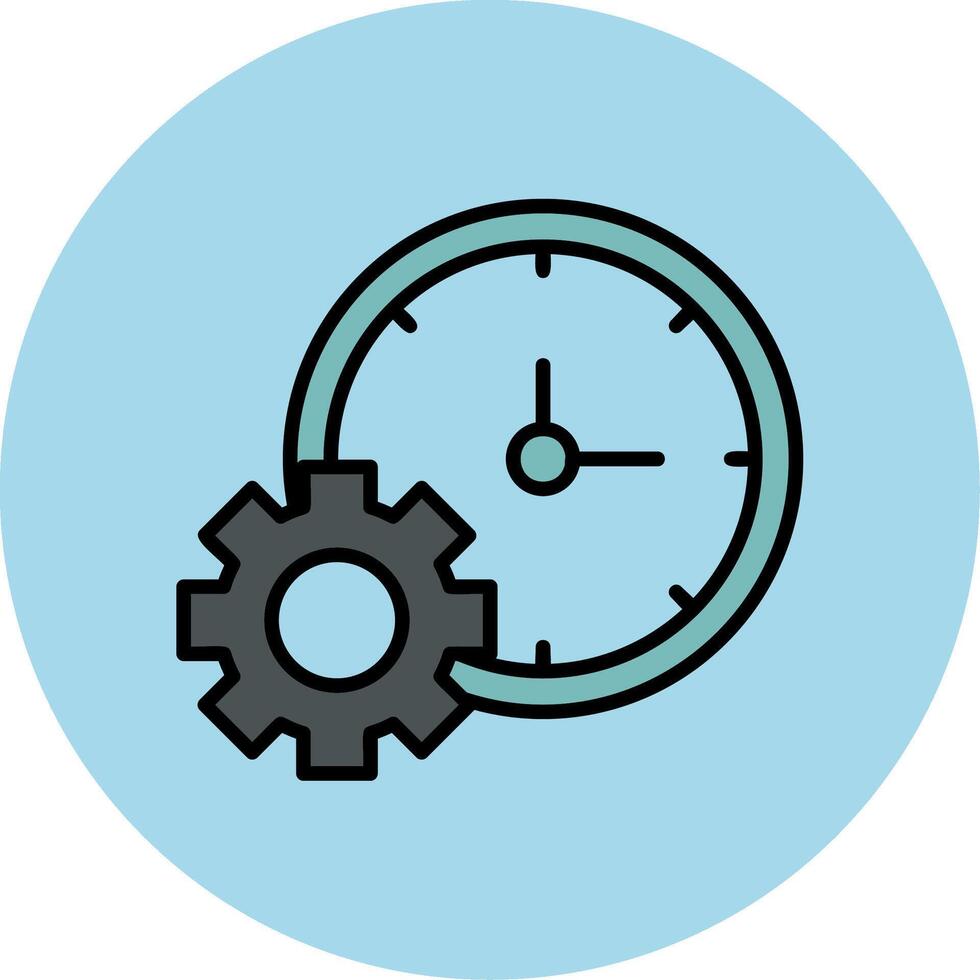 Time Manager Vector Icon