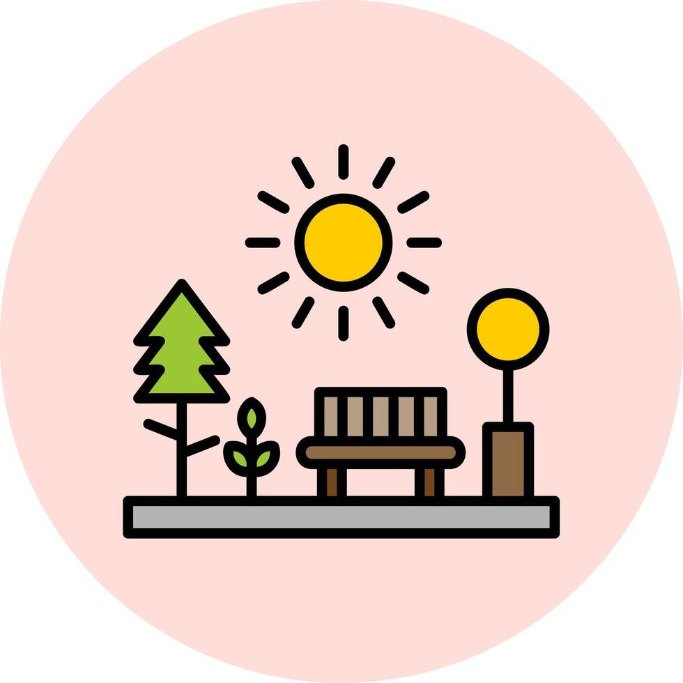 Park Vector Icon