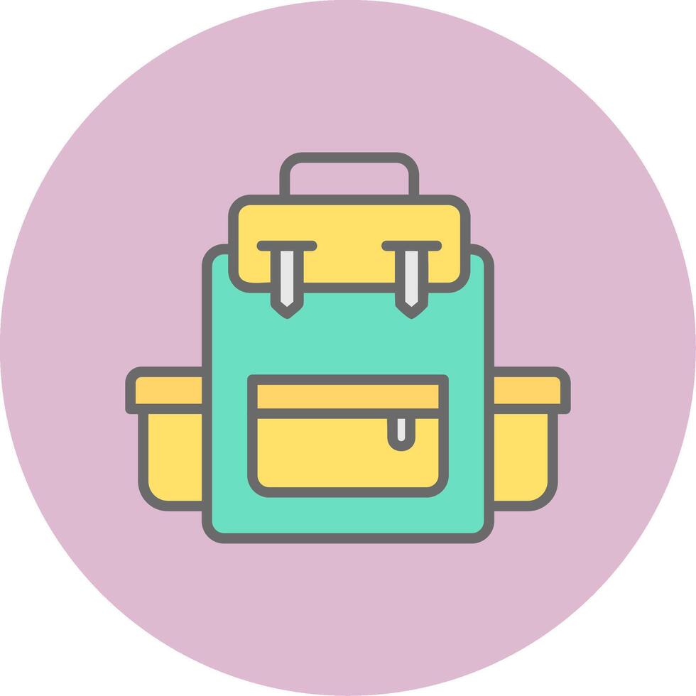 Backpack Vector Icon