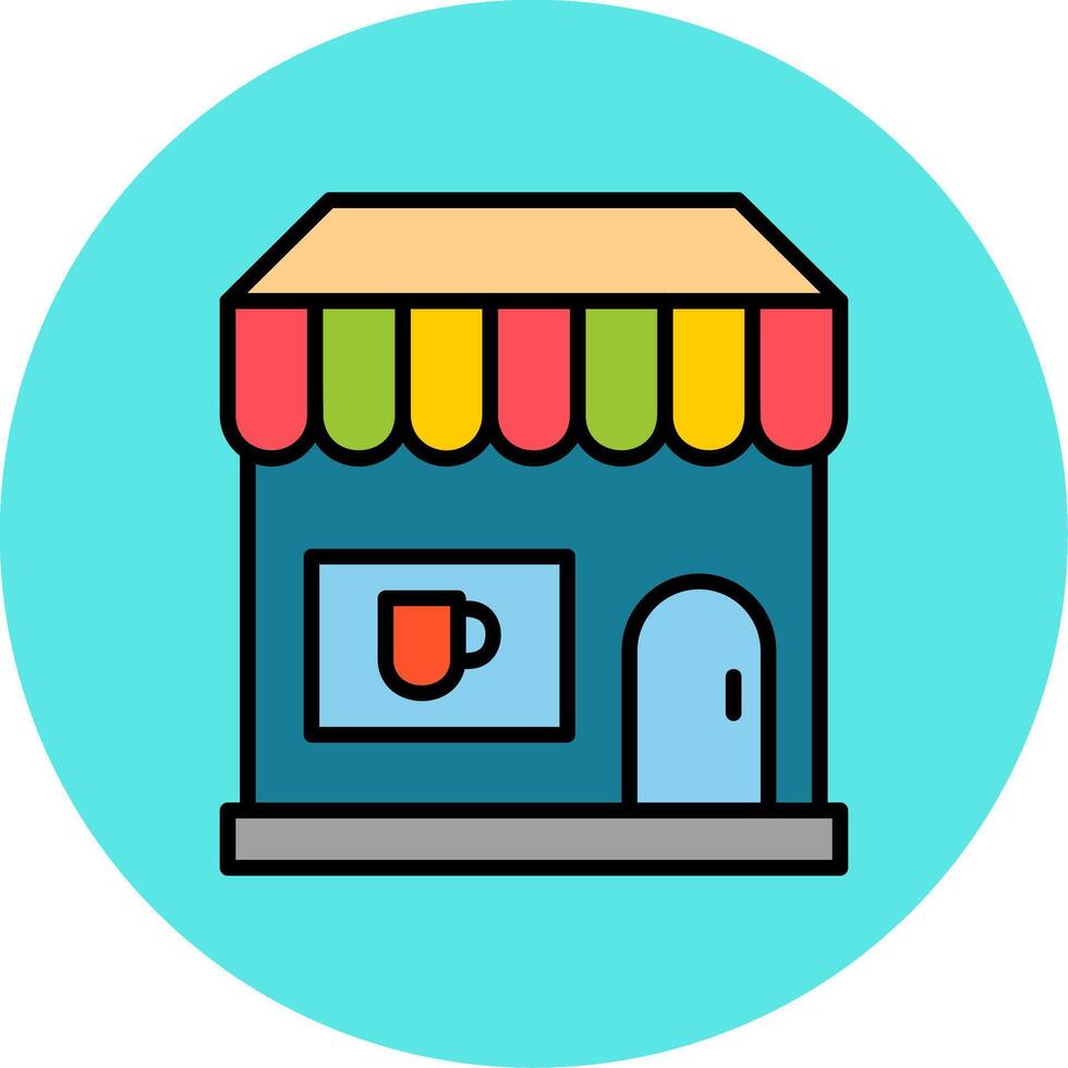 Coffee Shop Vector Icon