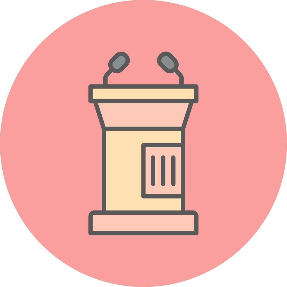 Lectern Vector Icon