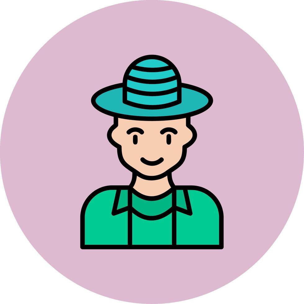 Tourist man Vector Icon