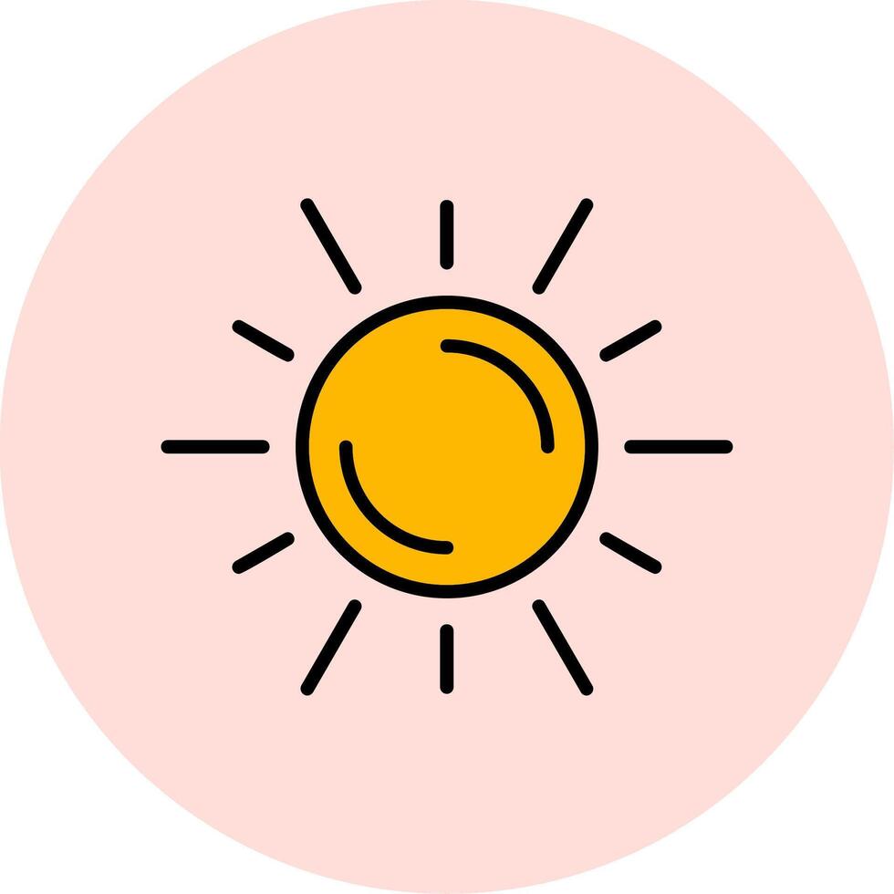 Sun Vector Icon