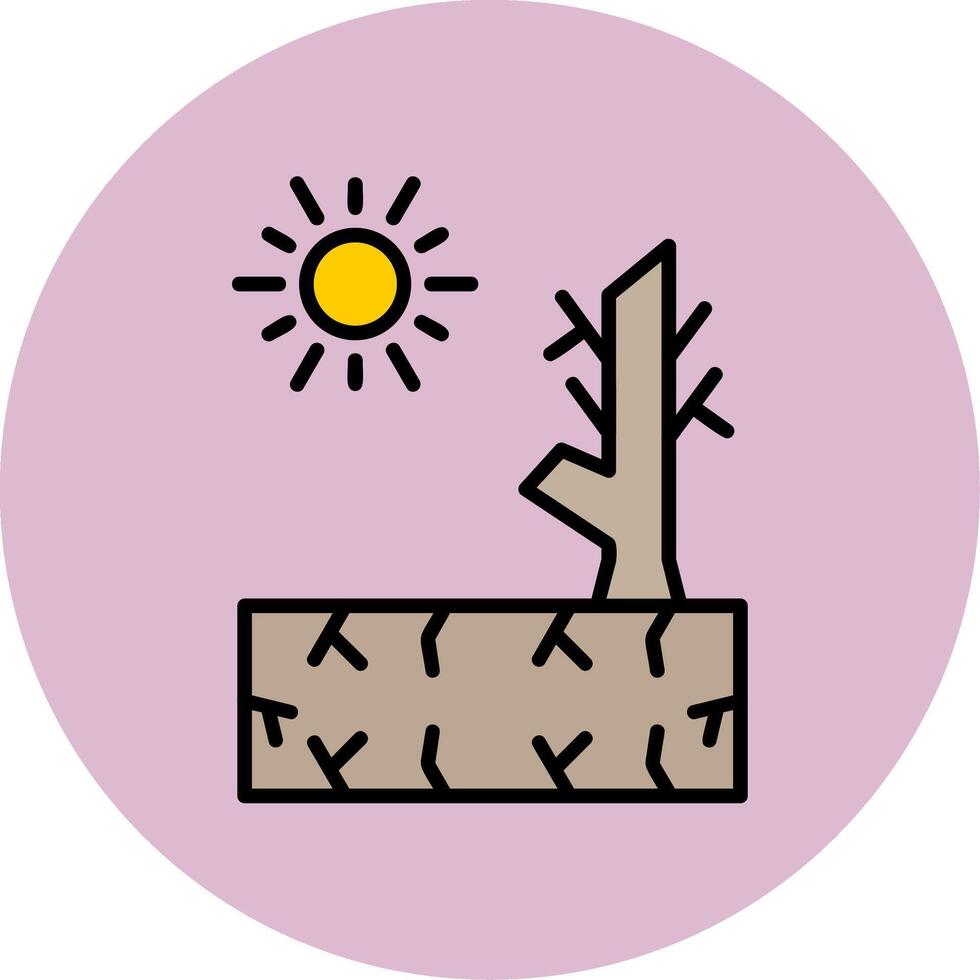 Drought Vector Icon