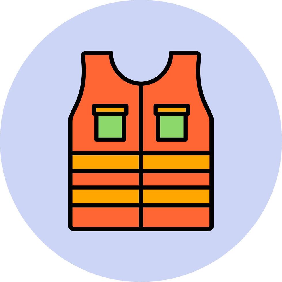 Safety Jacket Vector Icon