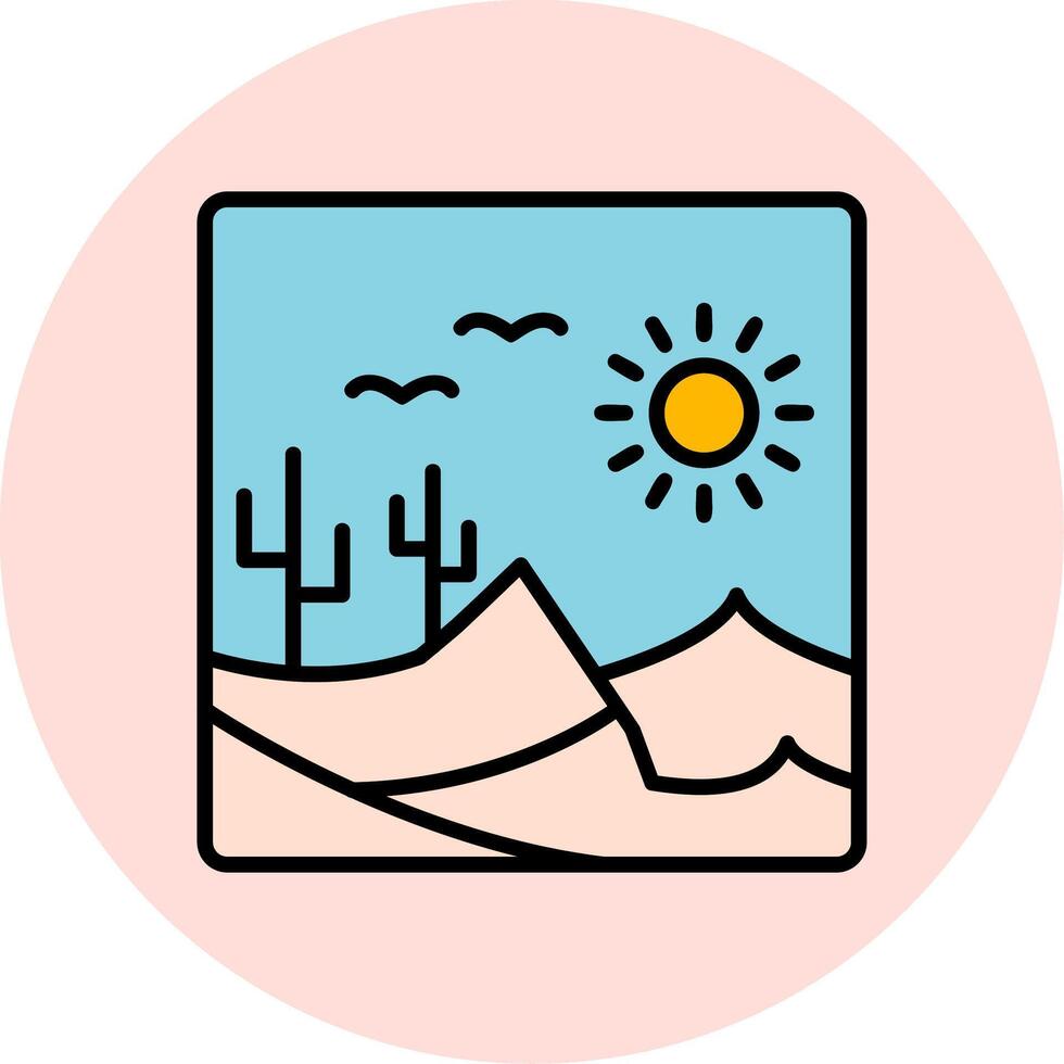 Desert Vector Icon