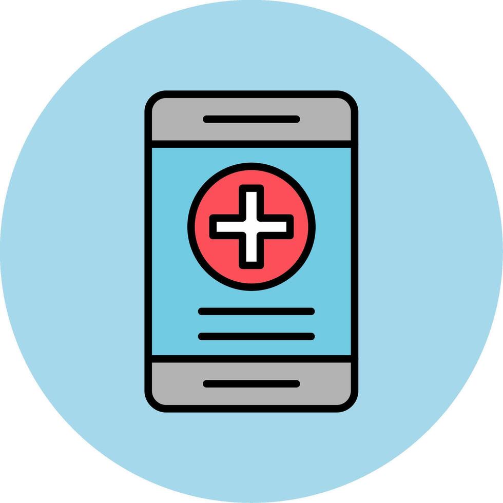 Online Health Insurance Vector Icon