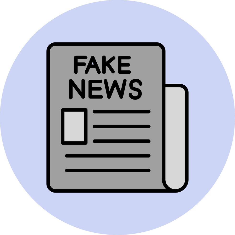 Fake News Vector Icon