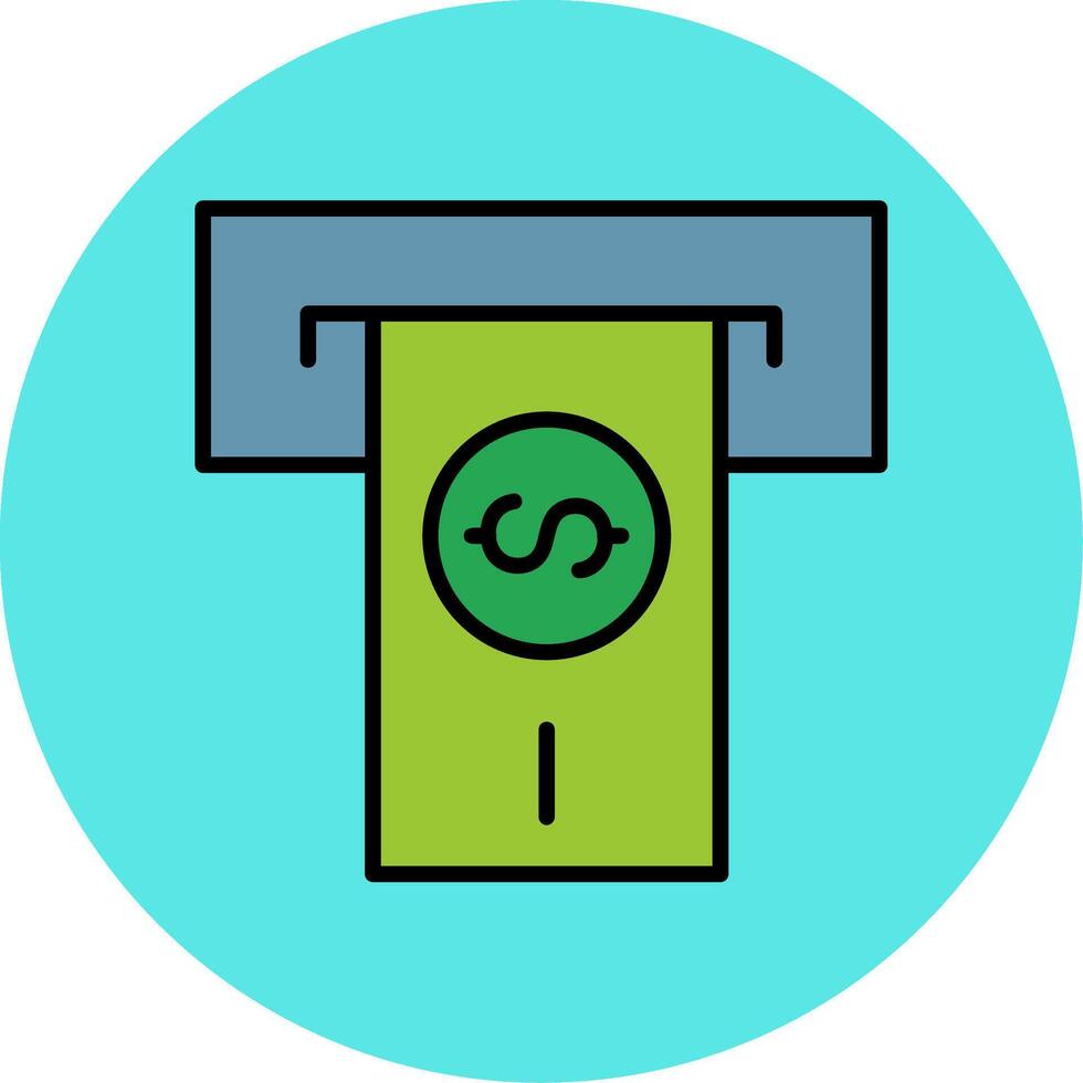 Withdraw Money Vector Icon
