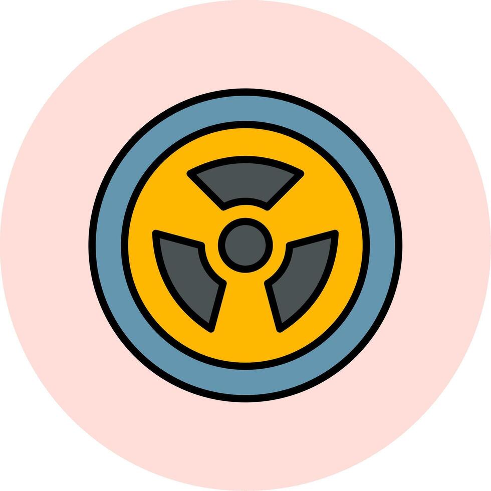 Radiation Vector Icon