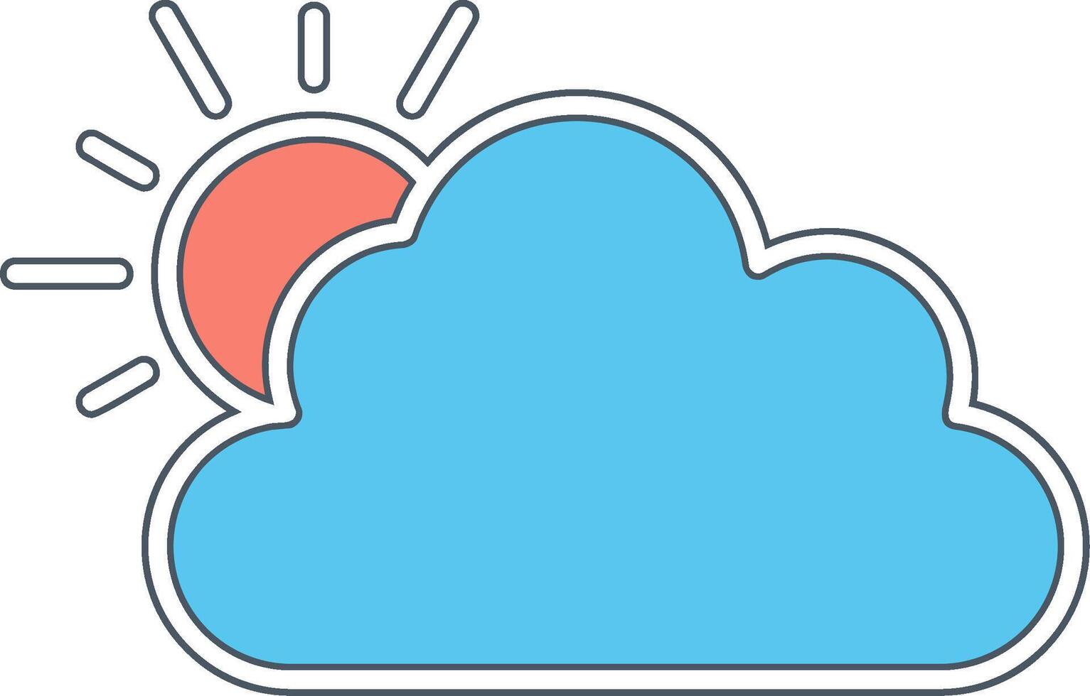 Cloudy Vector Icon