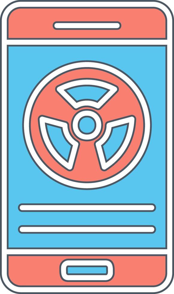 Rdiation Vector Icon