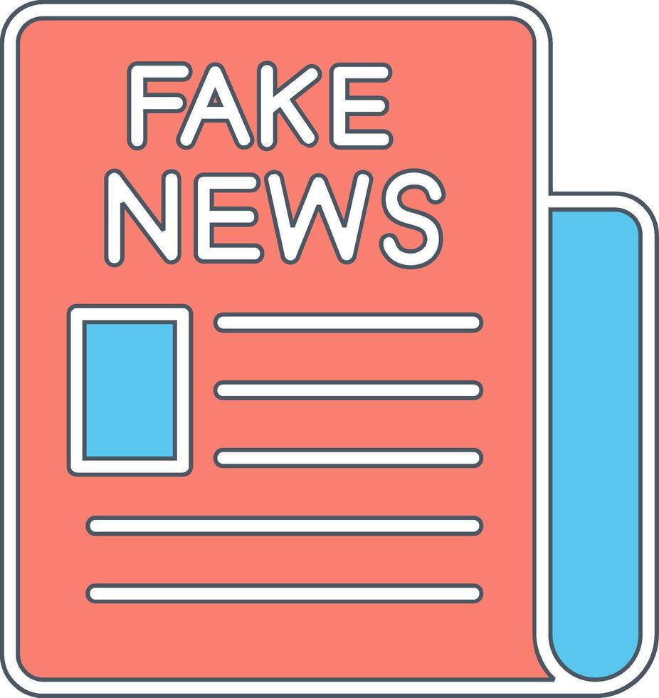 Fake News Vector Icon