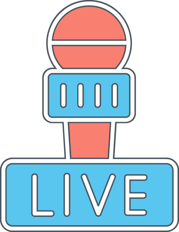 Live Vector Icon