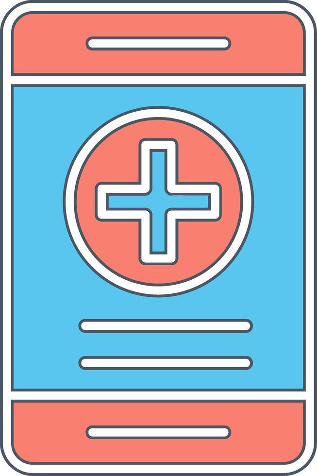 Online Health Insurance Vector Icon