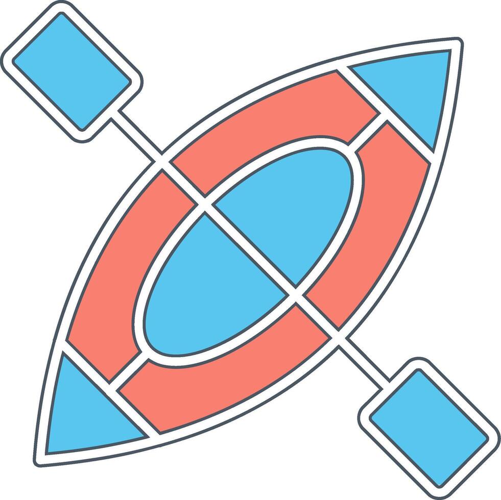 Kayak Vector Icon