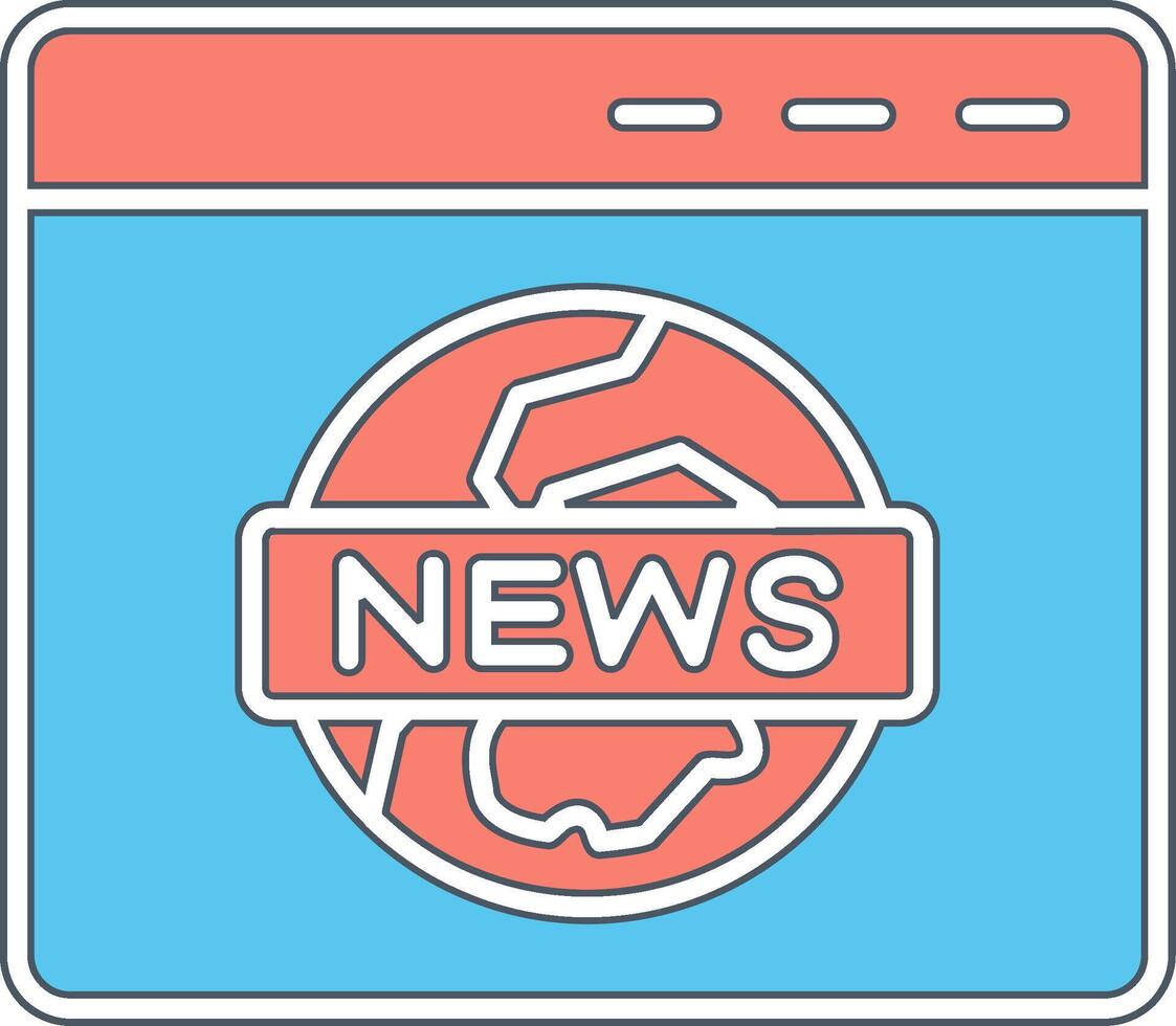 News Report Vector Icon