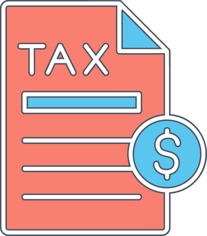 Tax Payment Vector Icon