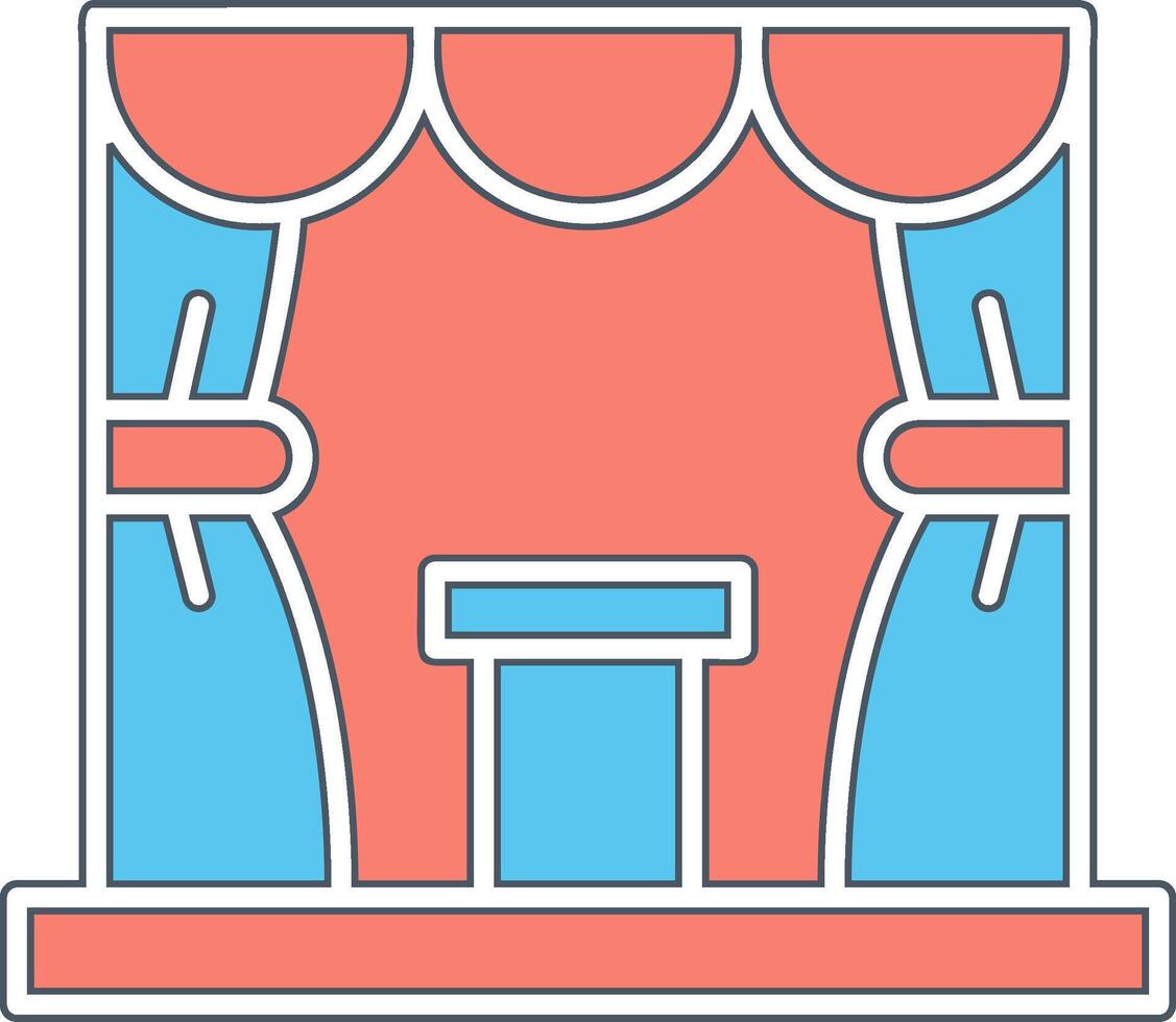 Stage Vector Icon