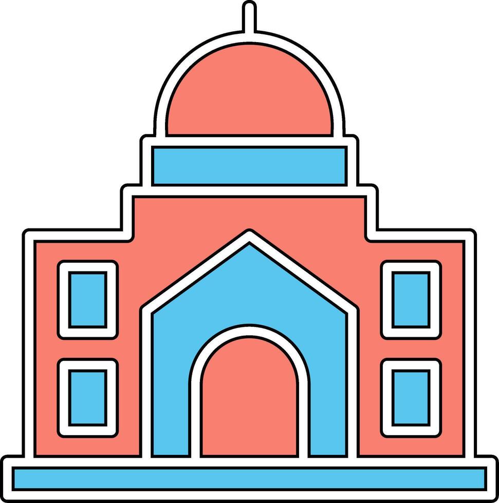 icono de vector de mezquita