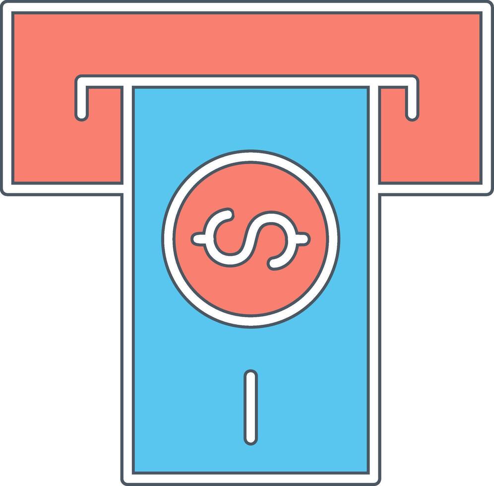 Withdraw Money Vector Icon