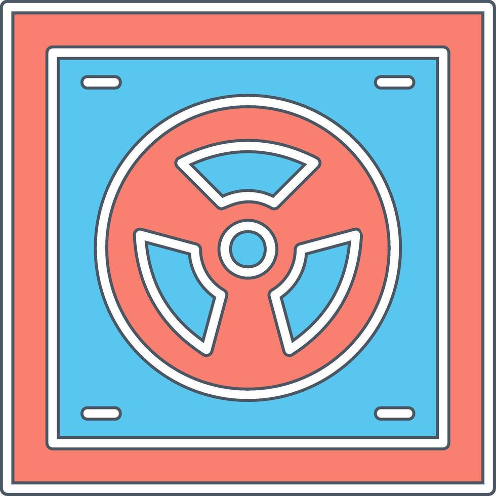 Radioactive Vector Icon