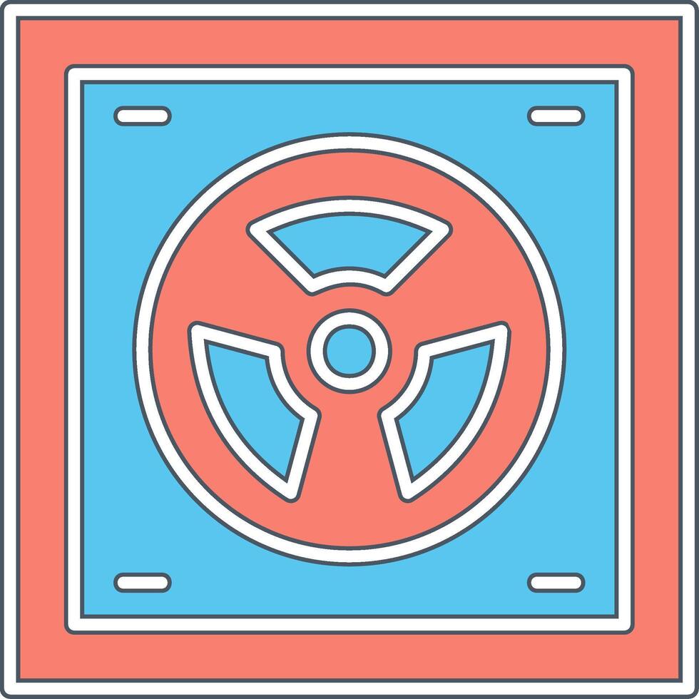 Radioactive Vector Icon