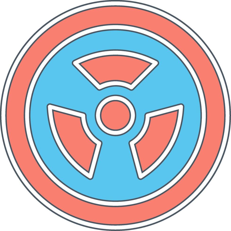 Radiation Vector Icon