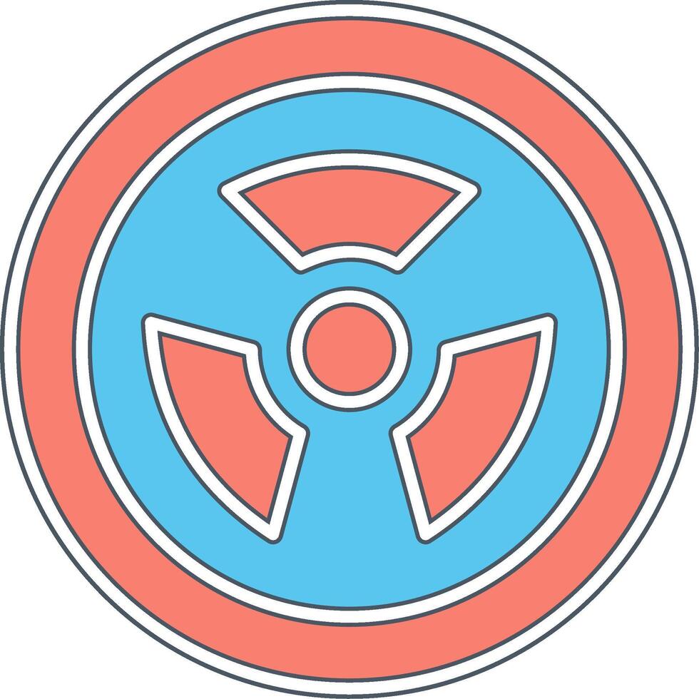 Radiation Vector Icon