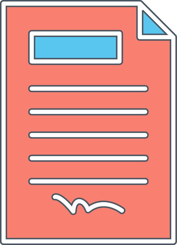Contract Vector Icon