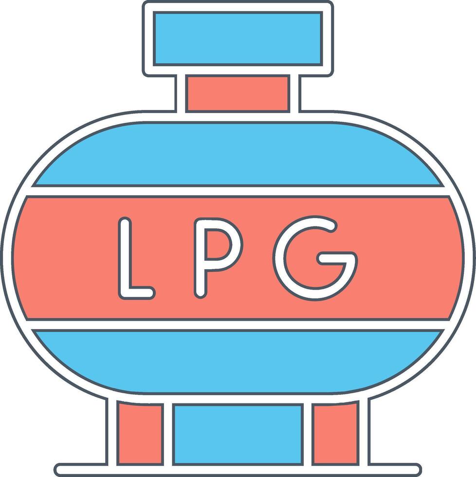 Liquefied Petroleum Gas Vector Icon