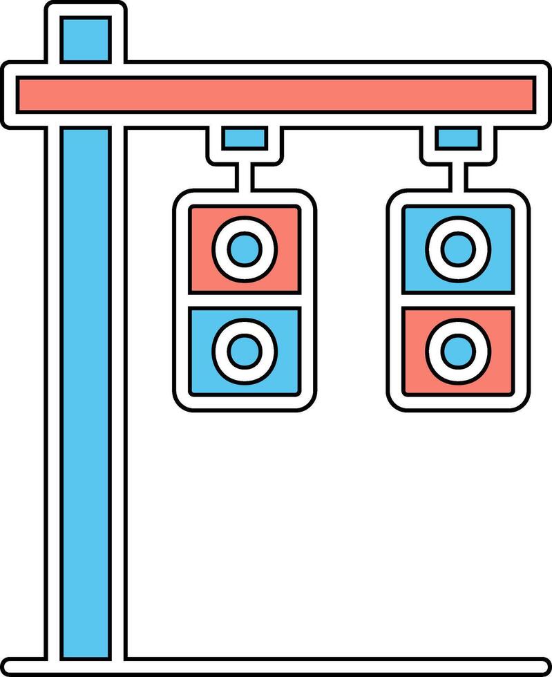 Traffic Lights Vector Icon