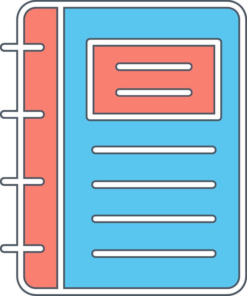 Notebook Vector Icon