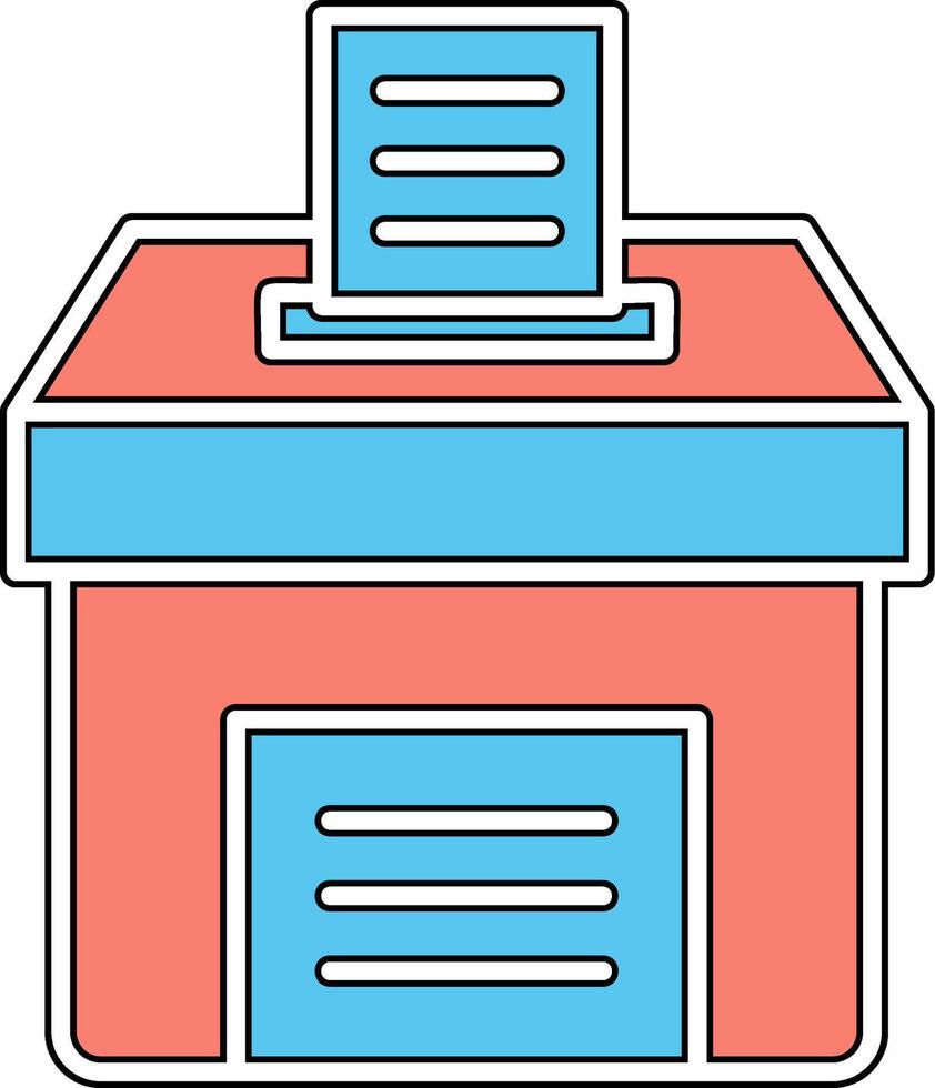 Voting Box Vector Icon