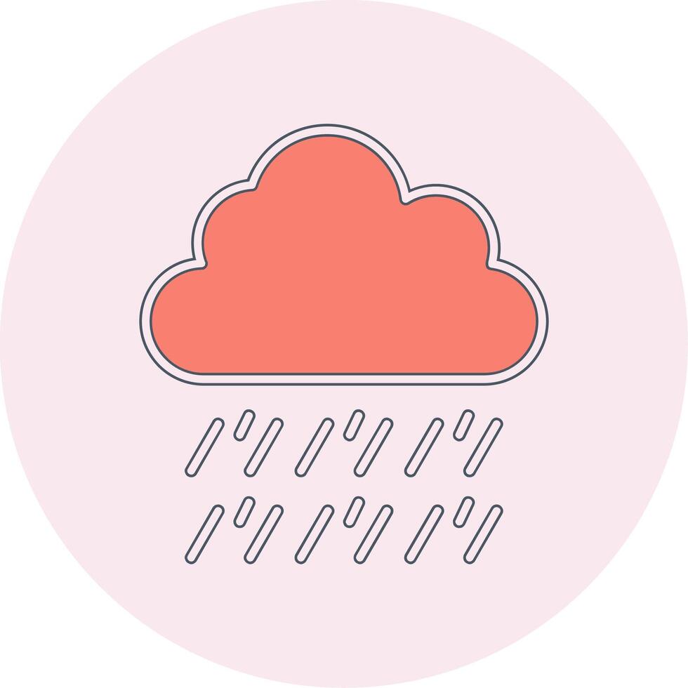 Rain Vector Icon