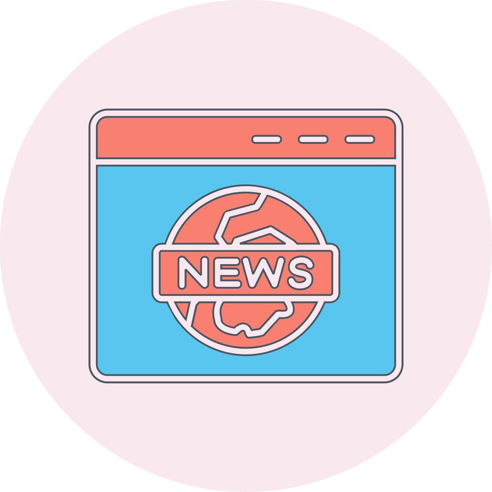 News Report Vector Icon