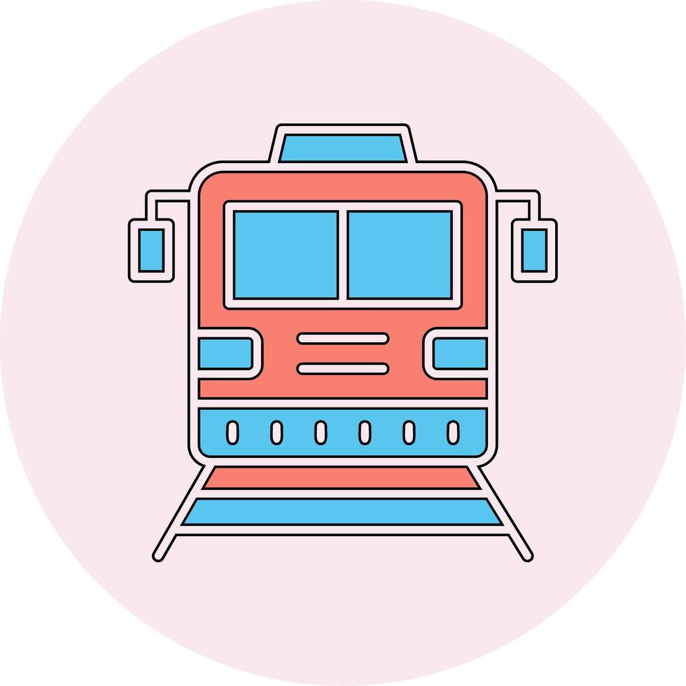 icono de vector de tren