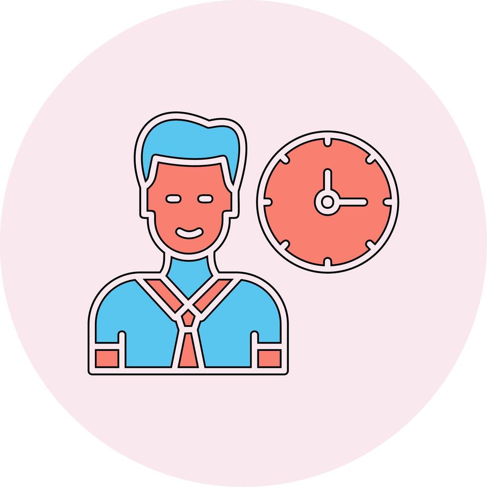 Work Time Vector Icon