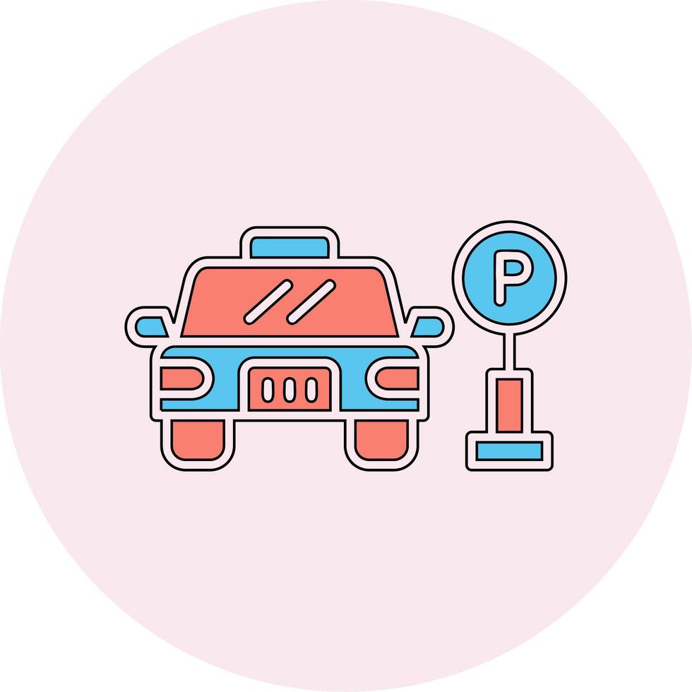 Parking Area Vector Icon