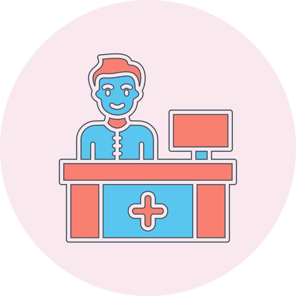 Receptionist Vector Icon 39566085 Vector Art at Vecteezy