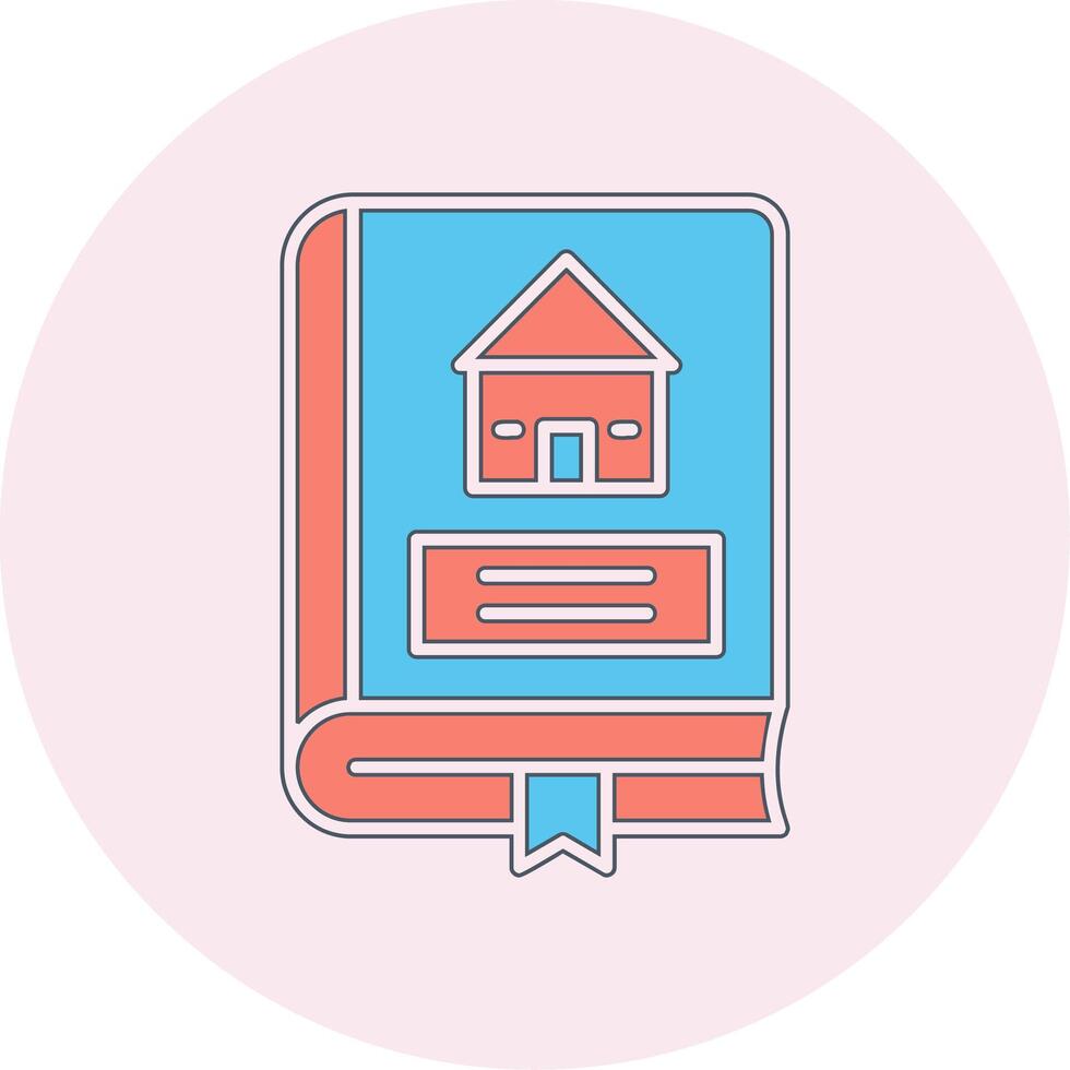 Architecture Book Vector Icon