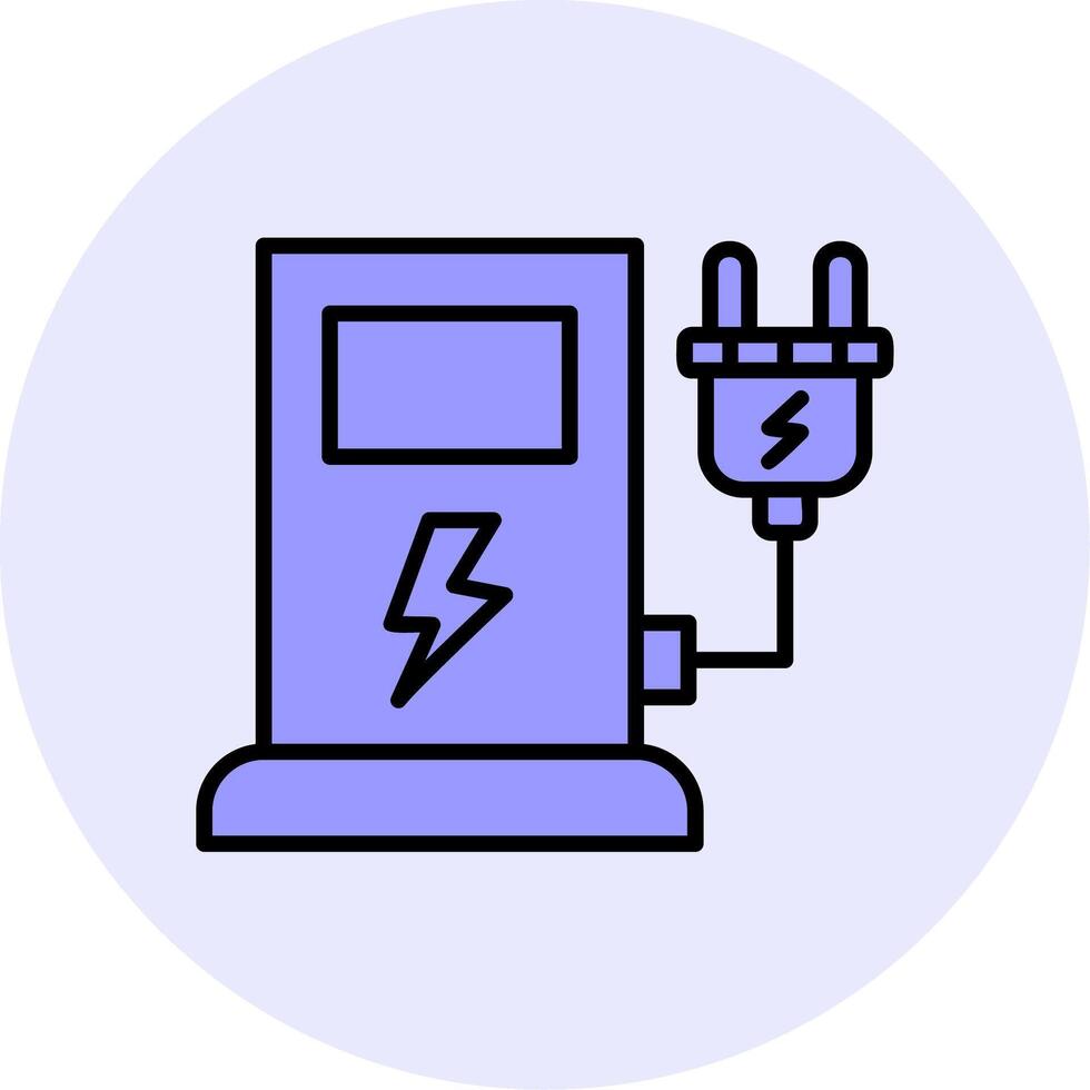 Charging Station Vector Icon