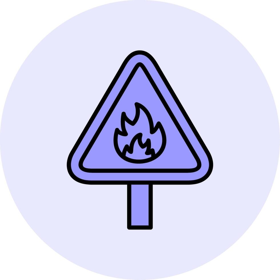 Flammable Vector Icon